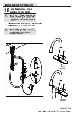 Preview for 11 page of Glacier bay HD67495-1001 Installation And Care Manual