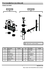 Preview for 3 page of Glacier bay HD67529W-6201 Installation And Care Manual