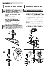 Preview for 4 page of Glacier bay HD67574W-6001 Installation And Care Manual