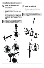 Preview for 6 page of Glacier bay HD67574W-6001 Installation And Care Manual