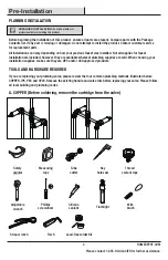 Предварительный просмотр 3 страницы Glacier bay HD833CX-0027D Installation And Care Manual