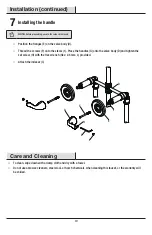 Предварительный просмотр 10 страницы Glacier bay HD833CX-0027D Installation And Care Manual