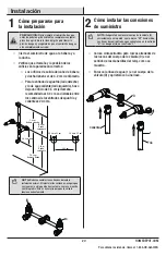 Предварительный просмотр 20 страницы Glacier bay HD833CX-0027D Installation And Care Manual