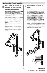 Предварительный просмотр 22 страницы Glacier bay HD833CX-0027D Installation And Care Manual