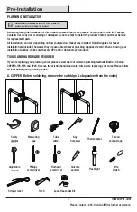 Preview for 3 page of Glacier bay HD873X-0601 Installation And Care Manual