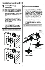 Preview for 8 page of Glacier bay HD873X-0601 Installation And Care Manual