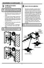 Предварительный просмотр 8 страницы Glacier bay HD873X-4027D Installation And Care Manual