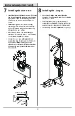 Preview for 10 page of Glacier bay HD873X-8501 Installation And Care Manual