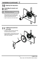 Preview for 13 page of Glacier bay HD873X-8501 Installation And Care Manual