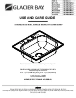 Glacier bay HDSB252264 Use And Care Manual preview