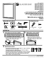 Предварительный просмотр 3 страницы Glacier bay M2430-JVM Use And Care Manual