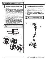 Предварительный просмотр 7 страницы Glacier bay N2316 Use And Care Manual