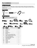 Preview for 3 page of Glacier bay N2428R-10 Use And Care Manual