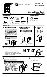 Preview for 1 page of Glacier bay PPMDBWHT24 Use And Care Manual