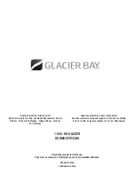 Preview for 22 page of Glacier bay QK001 Use And Care Manual