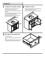 Предварительный просмотр 4 страницы Glacier bay ROCARA ROCVGY4222D Use And Care Manual