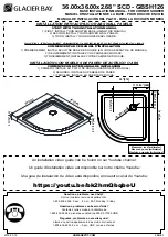 Glacier bay SCD-GBSH126 Installation Manual preview