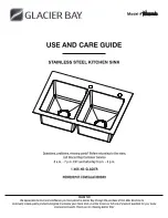 Glacier bay VDR3322A0 Use And Care Manual preview