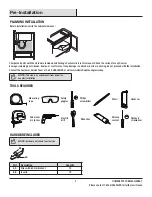 Предварительный просмотр 3 страницы Glacier bay VU3219A0 Use And Care Manual