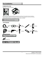 Предварительный просмотр 3 страницы Glacier bay VUR3118A0 Use And Care Manual