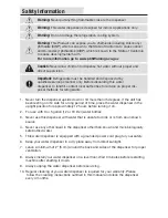 Preview for 2 page of Glacier bay VWD1066BLS-1-HDU Use & Care Manual