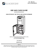 Glacier bay VWD1066BLS Use And Care Manual preview