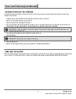 Preview for 11 page of Glacier bay VWD2266W-1 Use And Care Manual