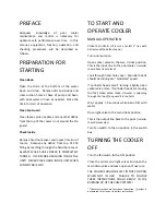 Preview for 3 page of Glacier GPC 23 SERIES Operator Instructions, Installation And Service Manual