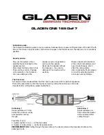 Gladen ONE 165 Golf 7 Installation Manual preview