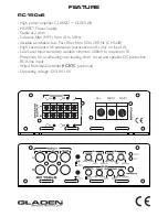 Preview for 2 page of Gladen RC 150c5 User Manual