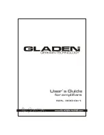 Gladen SPL 3000c1 User Manual preview