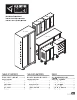 Gladiator Cadet Series Assembly Instructions Manual предпросмотр