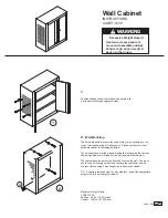 Предварительный просмотр 3 страницы Gladiator Cadet Series Assembly Instructions Manual