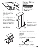 Предварительный просмотр 4 страницы Gladiator Cadet Series Assembly Instructions Manual