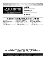 Gladiator CASTER Installation Instructions Manual предпросмотр