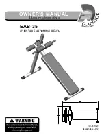 Preview for 1 page of Gladiator EAB-35 Owner'S Manual