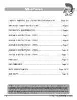 Предварительный просмотр 2 страницы Gladiator ECD-44 Owner'S Manual & Assembly Instructions