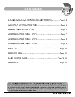 Preview for 2 page of Gladiator EID-42 Owner'S Manual & Assembly Instructions