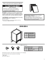 Предварительный просмотр 15 страницы Gladiator GABC05FDKG Use & Care Manual