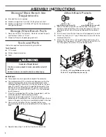 Preview for 4 page of Gladiator GAGB54SBJG Assembly Instructions Manual