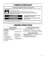 Preview for 3 page of Gladiator GAMGD027LG01 Assembly Instructions Manual