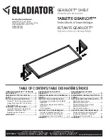 Gladiator GEARLOFT GAWA45SFTG Assembly Instructions Manual предпросмотр