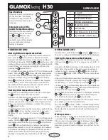 Preview for 8 page of Glamox heating H30 s4 User Manual