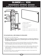 Предварительный просмотр 1 страницы Glamox heating H30 User Manual