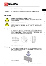 Предварительный просмотр 9 страницы Glamox FL60 0 Series Operating Instructions Manual