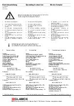 Предварительный просмотр 2 страницы Glamox GFX Series Operating Instruction