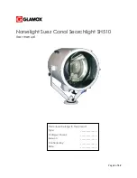 Glamox Norselight Suez Canal Searchlight SH510 User Manual preview