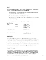 Preview for 3 page of Glas-Col 099A LC1012 Operating And Safety Instructions