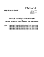 Glas-Col 104A PLSM112 Operating And Safety Instructions Manual предпросмотр