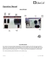 Glas-Col 108A OTP1800 Operation Manual preview